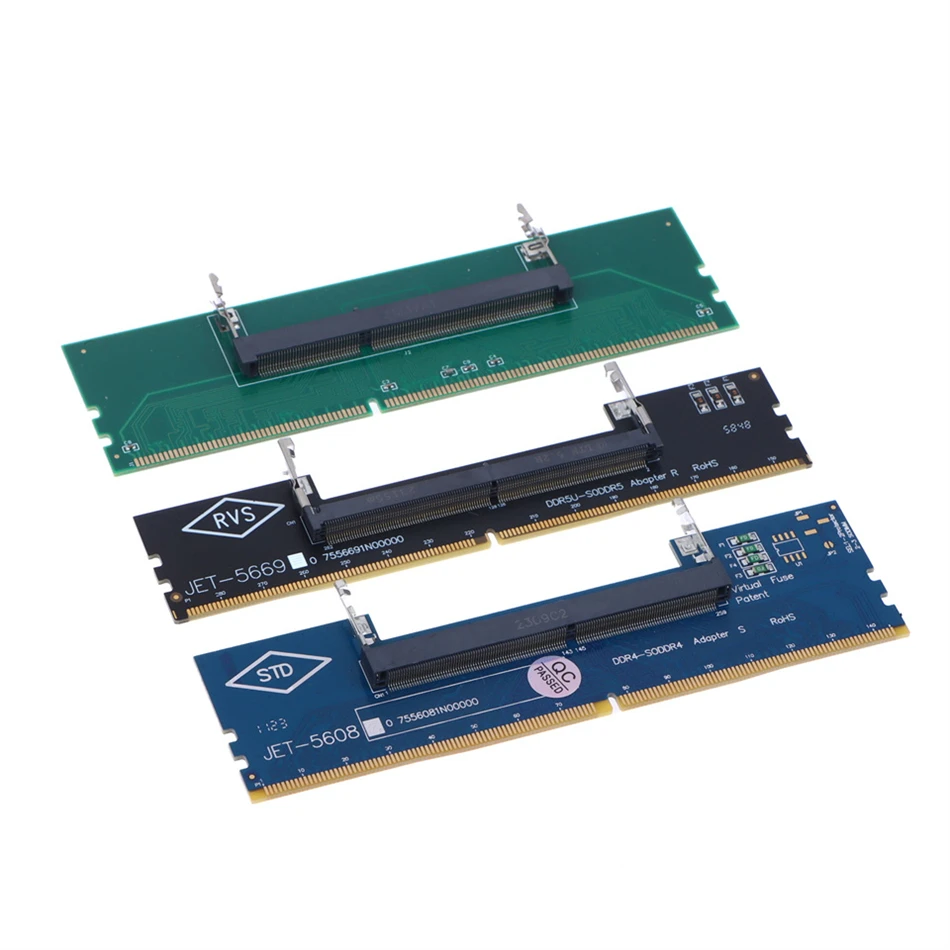 

Тестовая карта для проверки оперативной памяти DDR3/DDR4/DDR5, адаптер для тестирования оперативной памяти ноутбуков на настольных ПК.