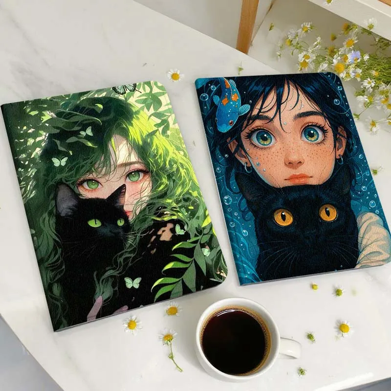 

Anime Cat Girl Cute Tablet Case For Samsung Galaxy Tab A A7 A8 A9 A11 S6 S11 Lite Plus 10.1 10.4 10.5 Inch 2022 2025