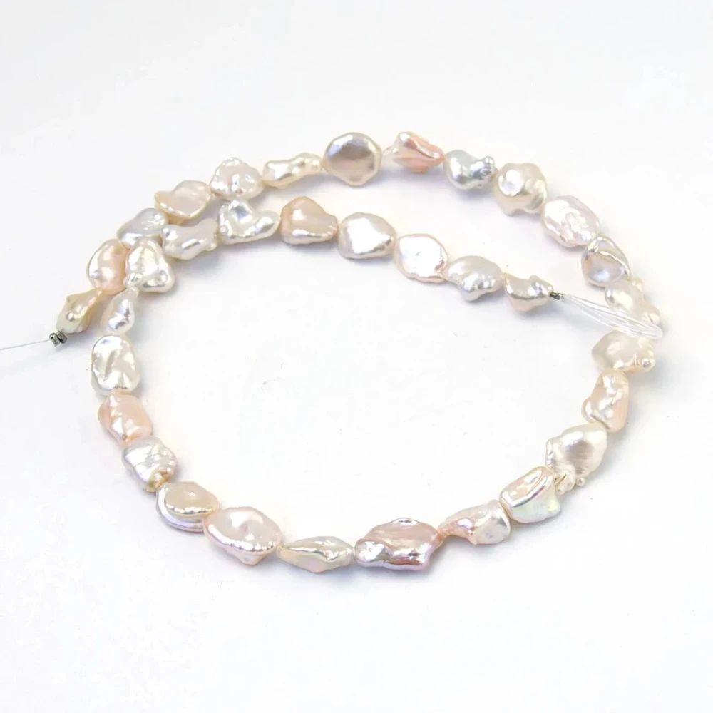Natural Freshwater Pearl Loose Beads Strand 7x10-11mm Baroque Shapes for Jewelry Making Bracelet Necklace Earrings Accessories