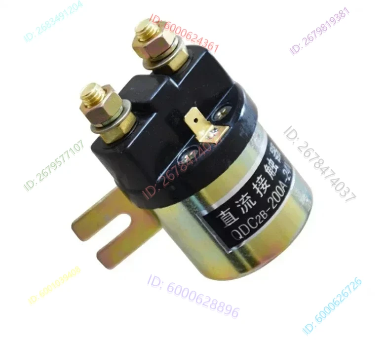 

QDC2B-200A Electric Vehicle Tail Plate Forklift Stacker Pallet Truck Start DC Contactor 12V 24V