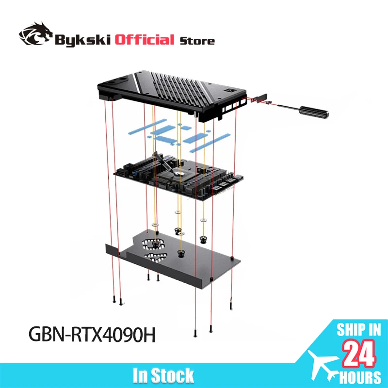 

Granzon Water Block Use for NVIDIA GeForce RTX 4090AIC Reference Edition GPU Card /0.3mm Jet Micro-waterway / GBN-RTX4090H