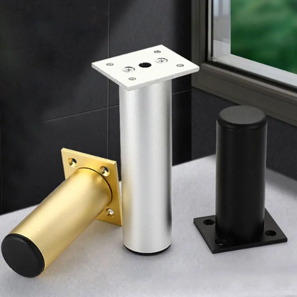 Aluminium Alloy Furniture Legs Adjustable Wear-resistant Nightstand Storage Box Leg Anti Scratch Replacement Cabinet Legs