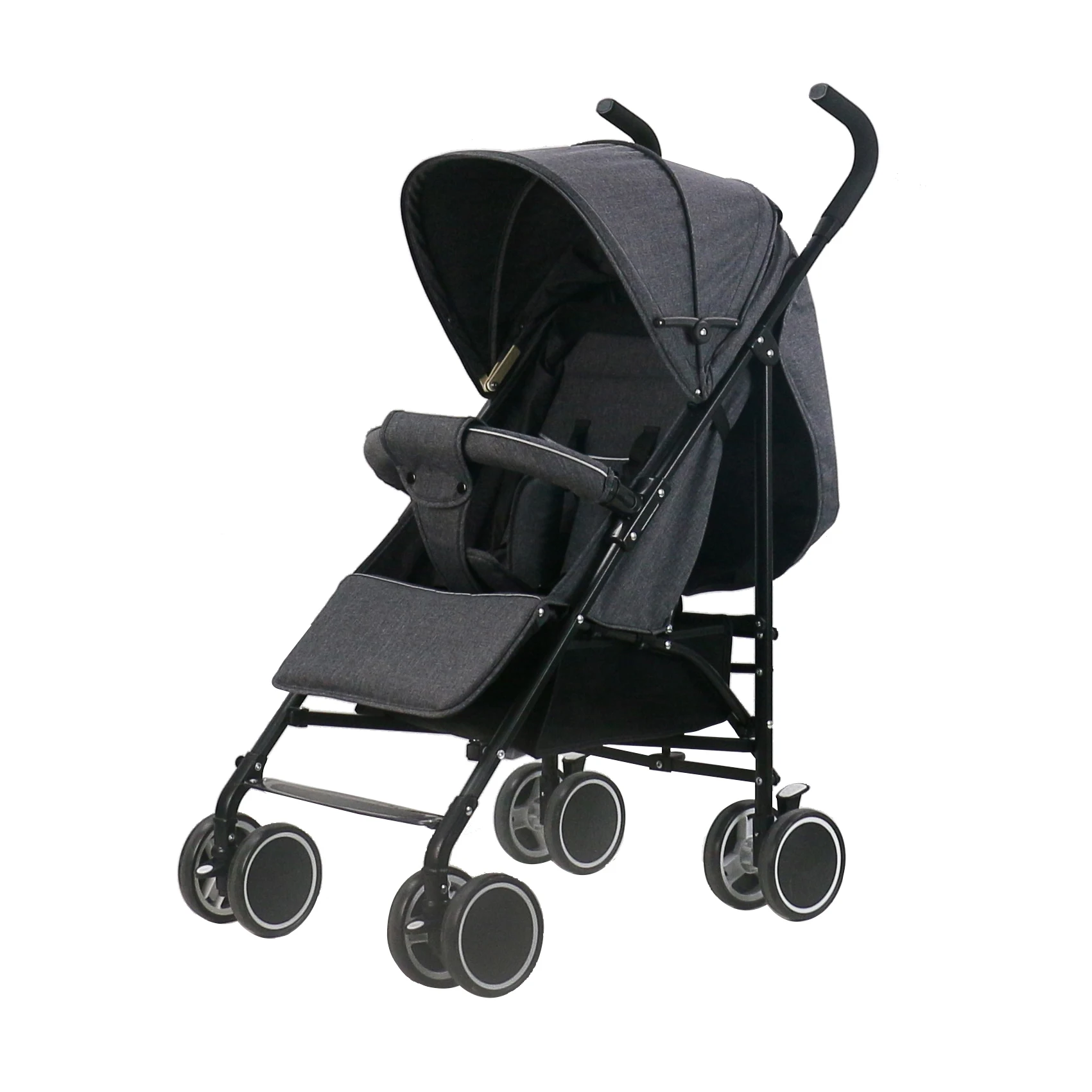 

Light Folding Stroller with Removable Armrests Compact Design for Sitting and Lying Travel Umbrella Pram Stroller