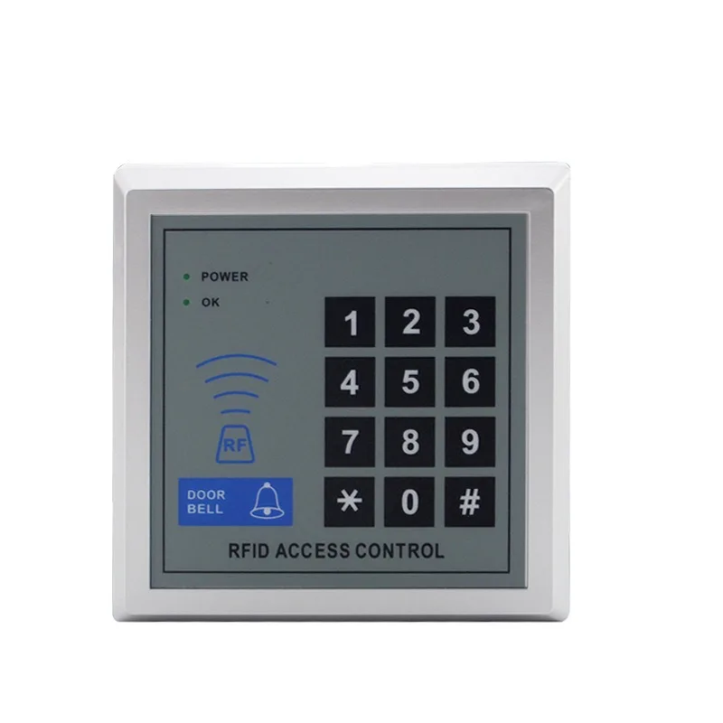 Access control system set, electric lock and password all-in-one machine