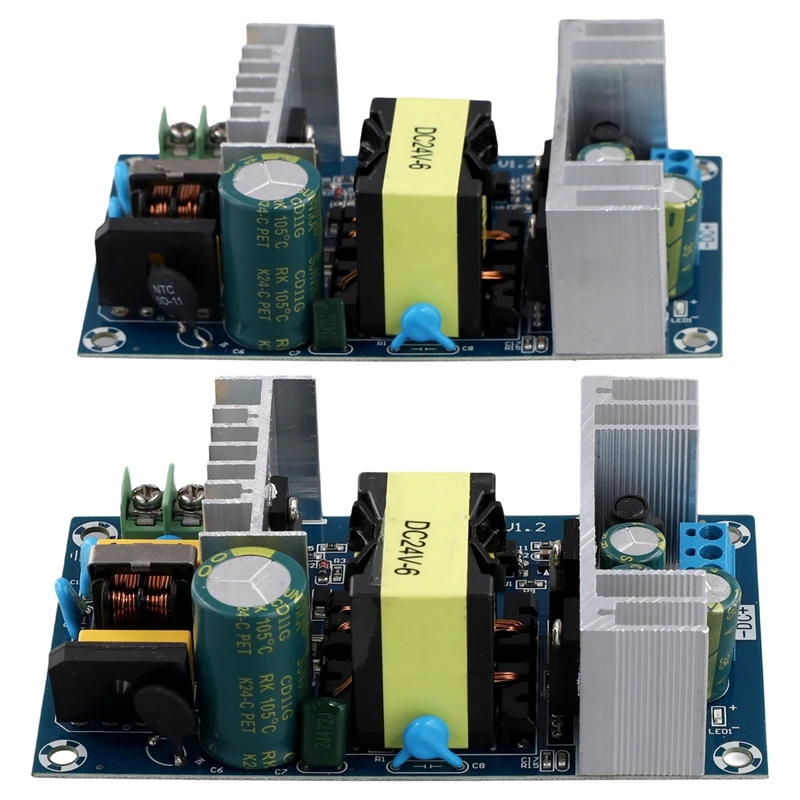 2PCS 150W 24V 6A High Power Power Module Blote Board AC-DC Power Board WX-DC2416 Power Module transformator
