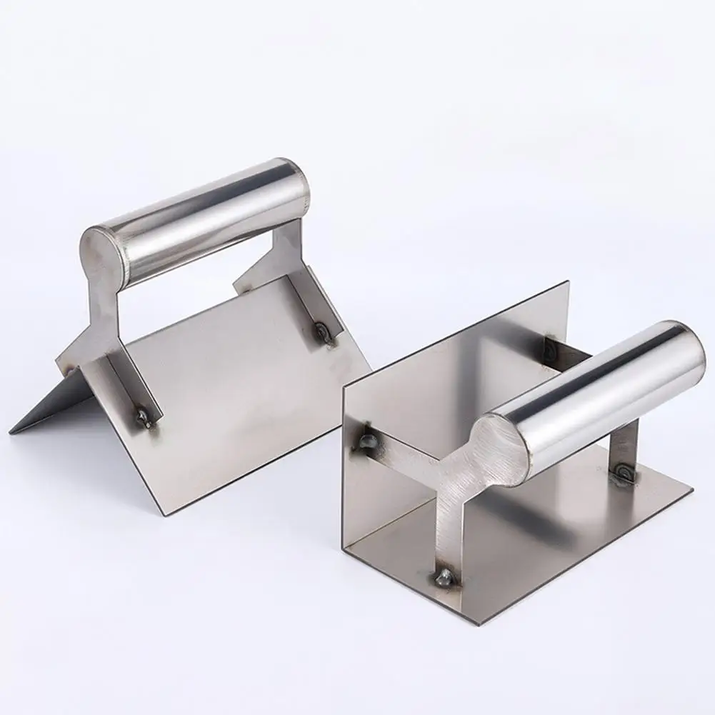 Corner Trowel Stainless Steel With Grip Handle Professional Plaster Accessory Wall Repair Tool For Mudding Drywall Scraping