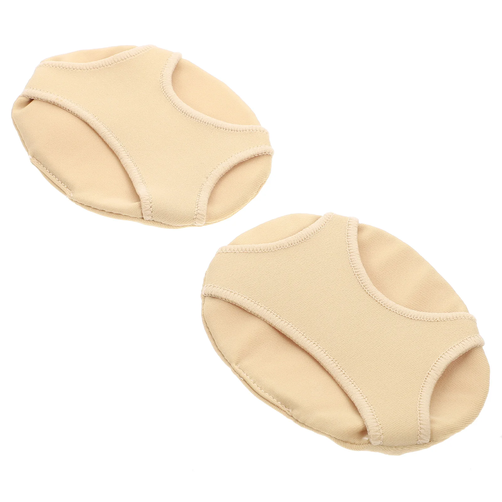 

2pcs Forefoot Insoles Comfortable Beige Inserts Non Slip Cushion Lightweight Impact Resistant Women Men Flats Sneakers Foot
