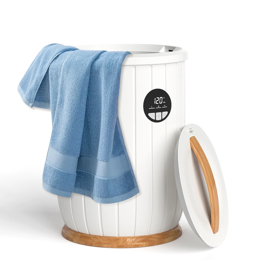 20L 4 Timer Automatically Turns Off Towel Heater Bucket Bathroom Large Towel Heater with Digital Display