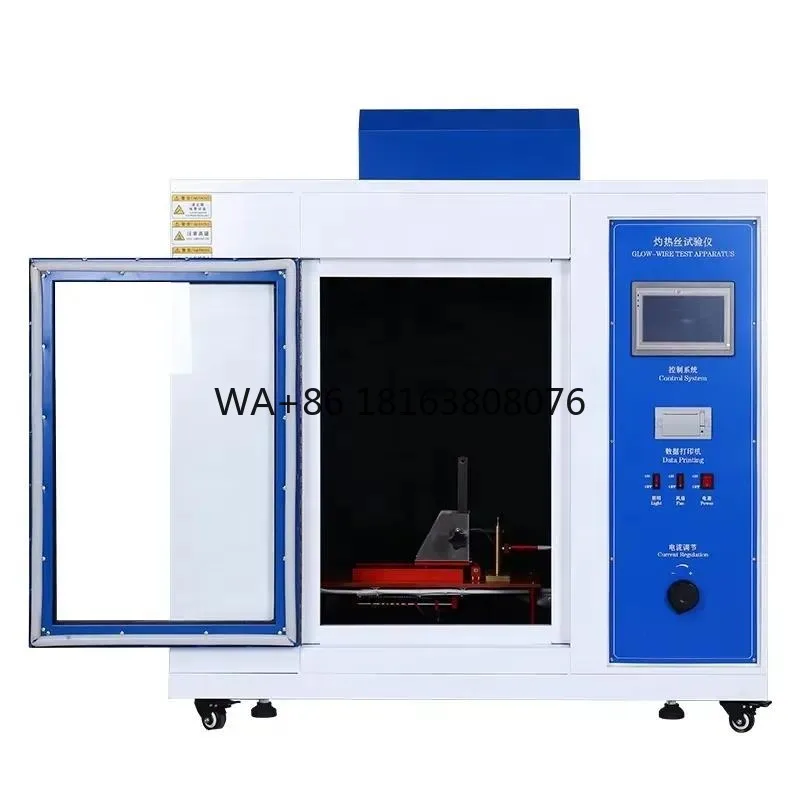 Custom Manufacturer Digital Display Glow Wire Test Equipment Vertical Combustion Testing Machine