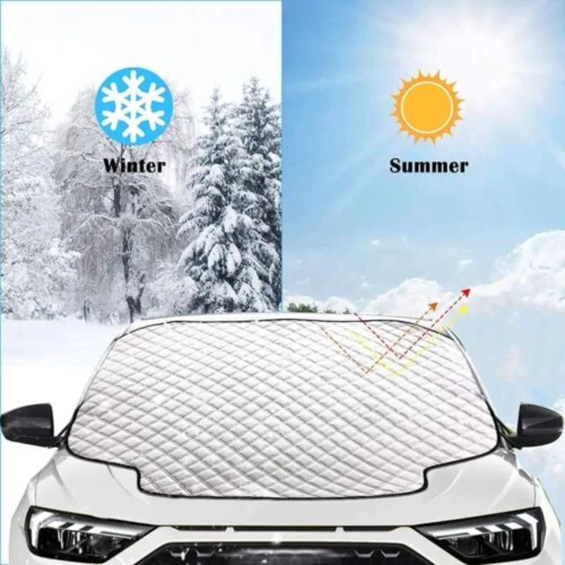 Windshield Magnetic Windscreen Snow Cover Car Front Window Sun Shade