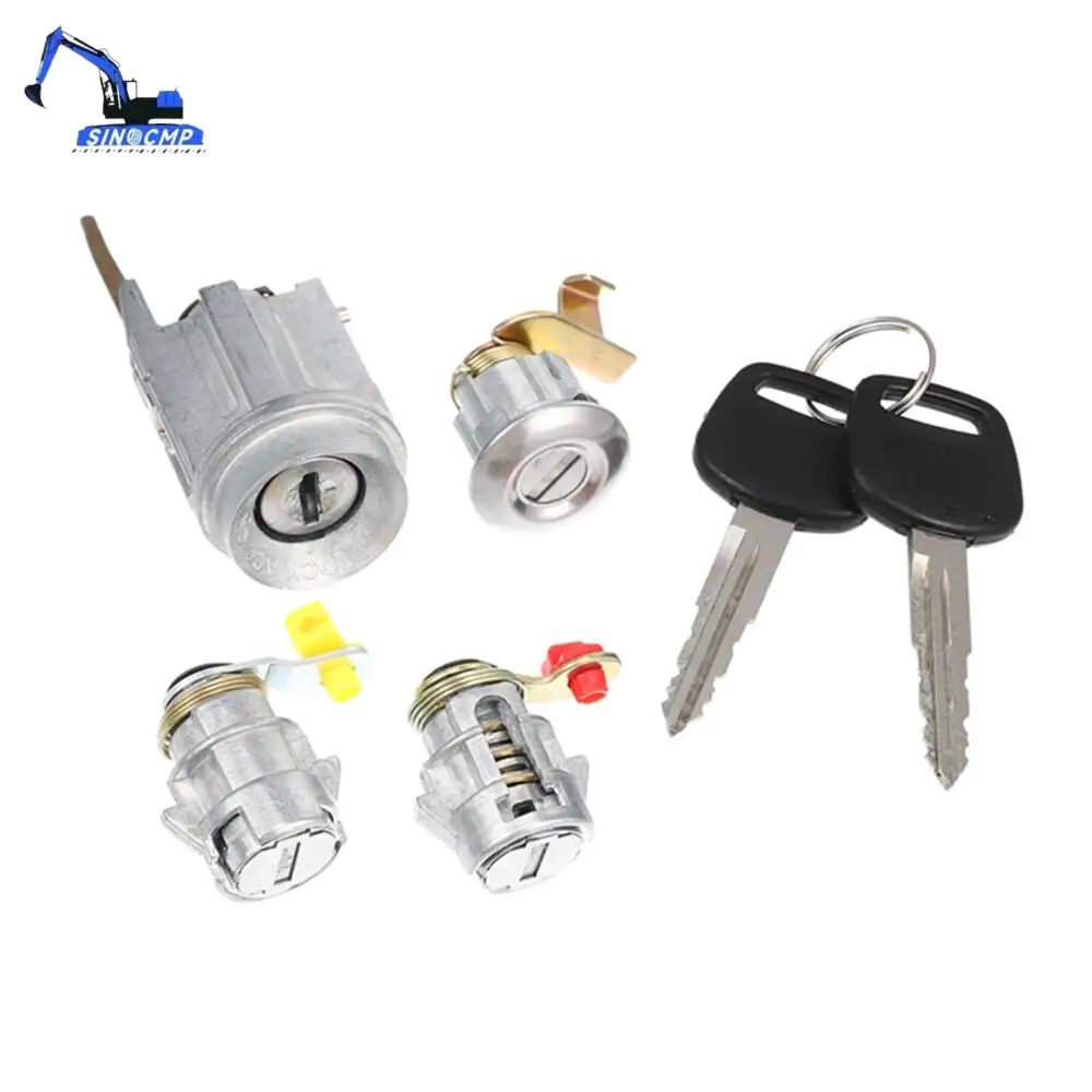 

Ignition Switch Replacement Direct Fit Car Ignition Switch Lock Cylinder W/2 Keys Compatible with Pickup 4Runner Replace 69058-6