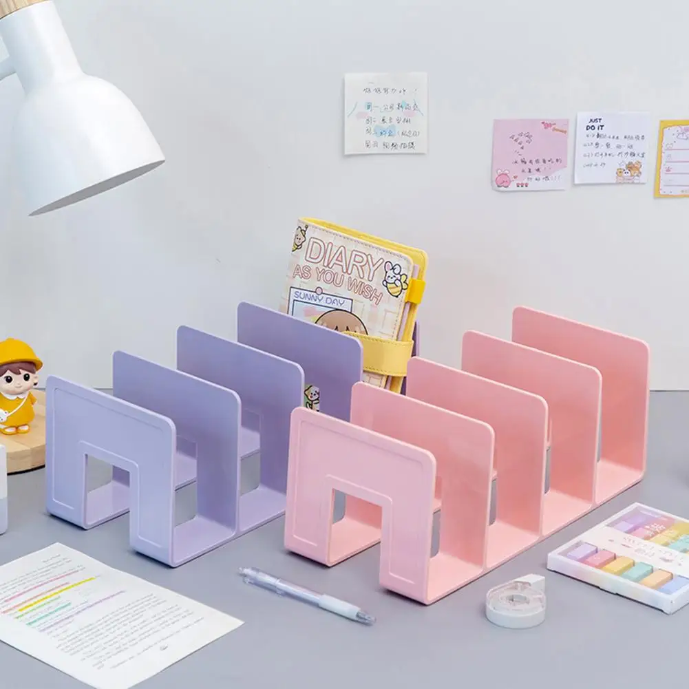 Portadocumenti scomparto inferiore antiscivolo Design divisore portadocumenti per documenti Desktop scavato senza caduta