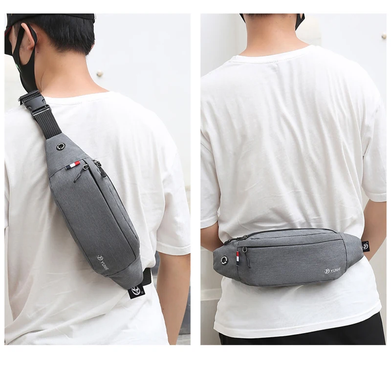 Men Women Waist Bag Fanny Pack Belt Pouch For Belly Banana Male Lady Kangaroo Bum Hip Mobile Phone Side Sachet Waistbag Husband