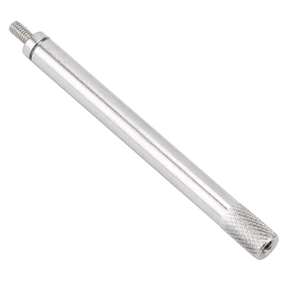 M2.5 Thread Dial Indicator Extension Rod 5mm Diameter 55mm Length Dial Gauge Contact Point Flat Contact Point