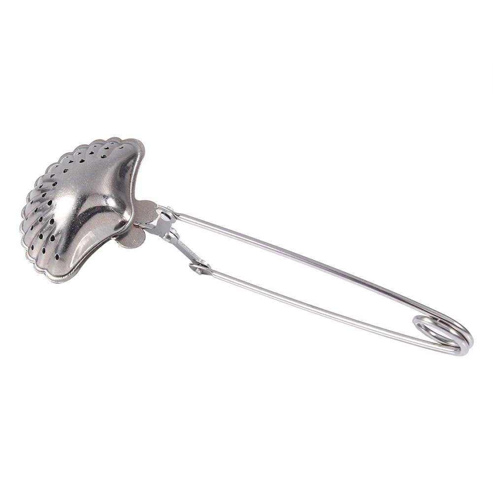 430 Stainless Steel long handle Loose Leaf Tea Tong Tea Maker  Strainer for Tea Coffee and Seasonings Tea Filter