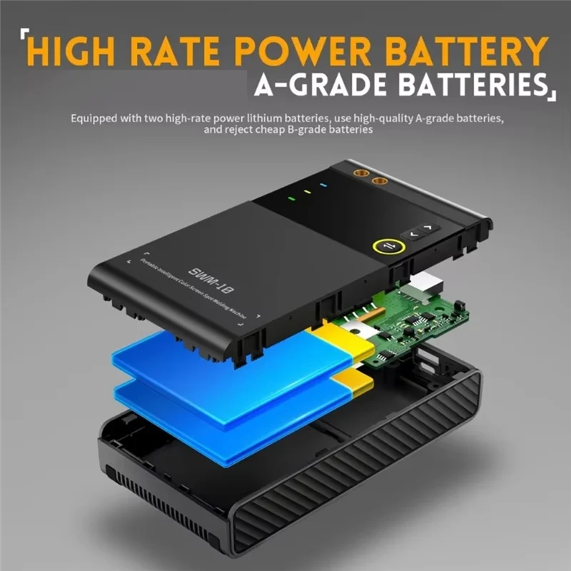 

SWM-10 Handheld Welder DIY Mini Welding Machine 18650 Battery Pack Welding Tool 5000Mah Weldable 0.25Mm Spot Welder-AA70