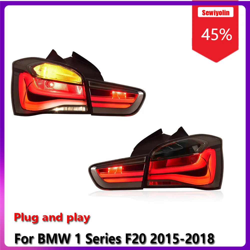 

Автомобильные светодиодные фонари в сборе для BMW 1 серии F20 2015-2018, авто противотуманные DRL, стоп-сигнал, указатель поворота