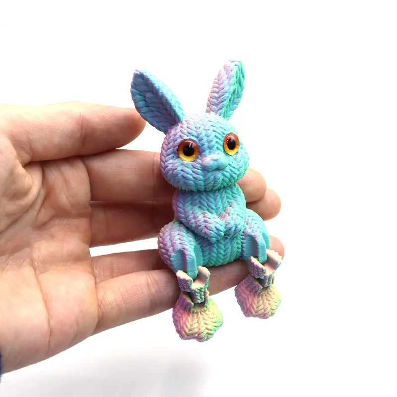 Simulatie Dierenspeelgoed 3D Gedrukt Ei Pasen Party Decor Ornamenten Creatief Cadeau Capsule Speelgoed Nieuwigheid Display