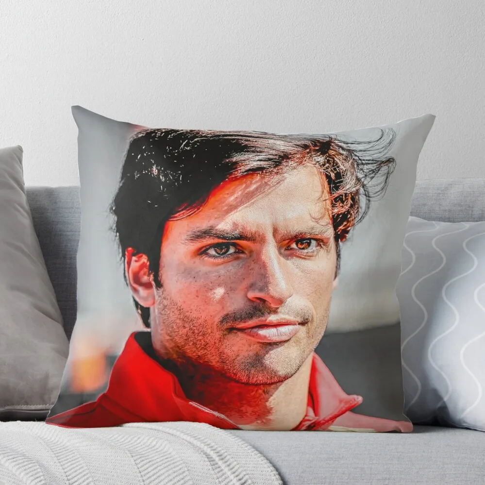 

Carlos Sainz Throw Pillow ornamental pillows for living room Christmas Pillow Covers