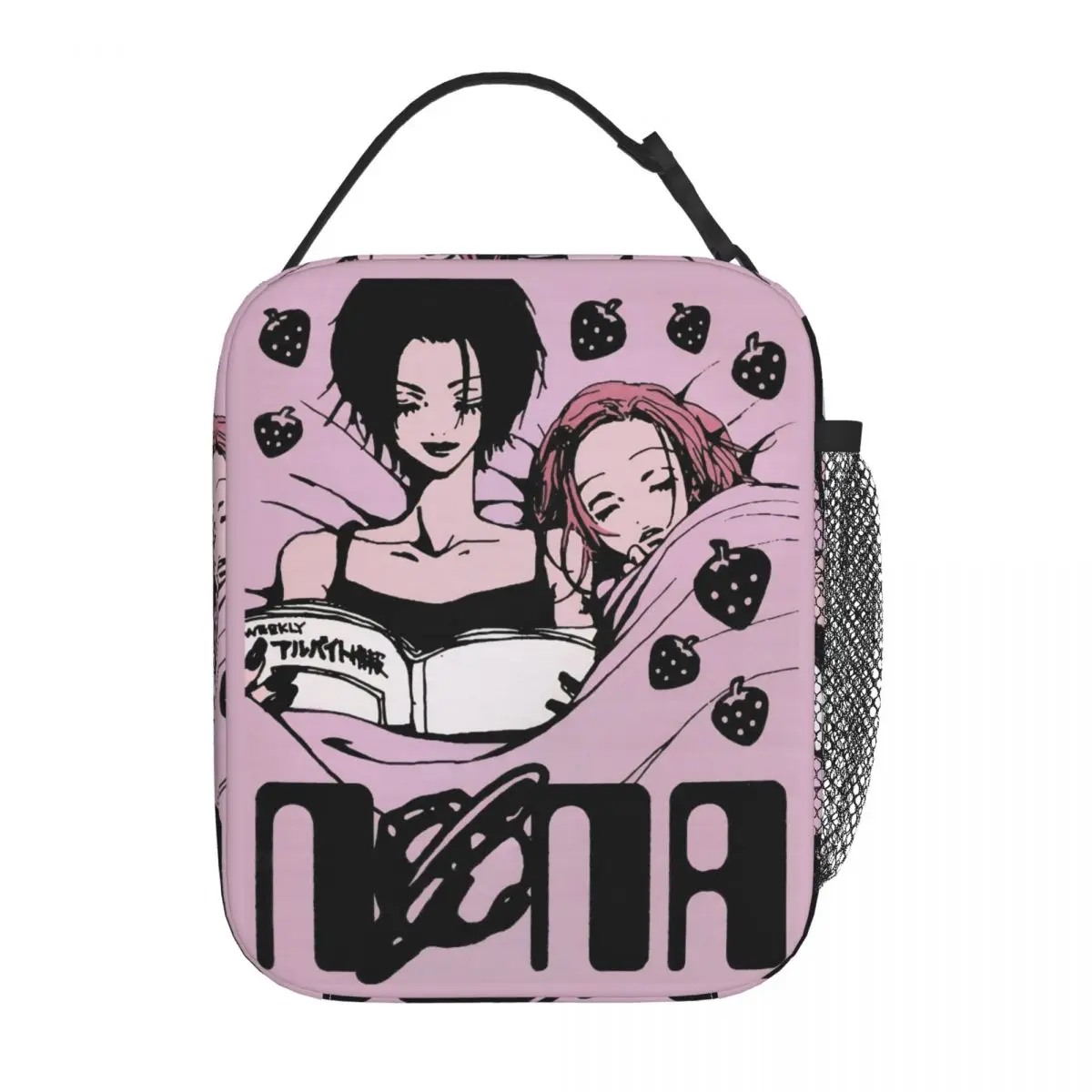 Nana Hachi Manga Insulated Lunch Bags Portable Anime Lunch Container Thermal Bag Tote Lunch Box College Travel Men Women