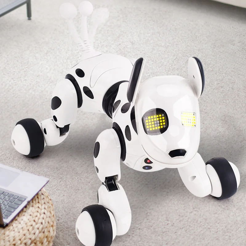 AI puppy robot dog toy APP remote control bluetooth smart electronic AI pet dog toy children baby toy gift toys for kids