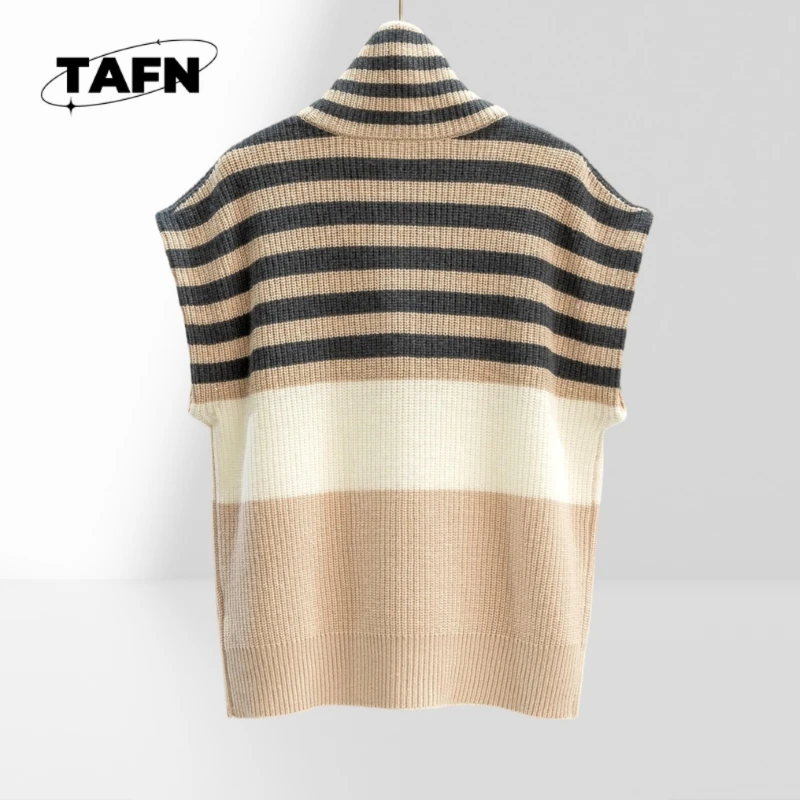 Wysoki kołnierz Prosta moda na wszystkie mecze Piękny modny Wygodny 25 Kaszmirowy krótki pasek Niszowy temperament A40208