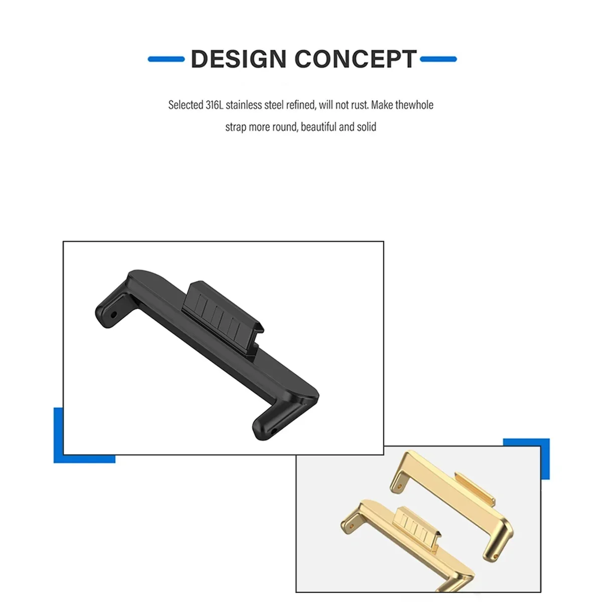 20mm 22mm 1 Paar Adapter voor Huawei Horloge Fit 3 4 Band Connector Armband Metalen Rvs fit4Pro Band Adapter Accessoires