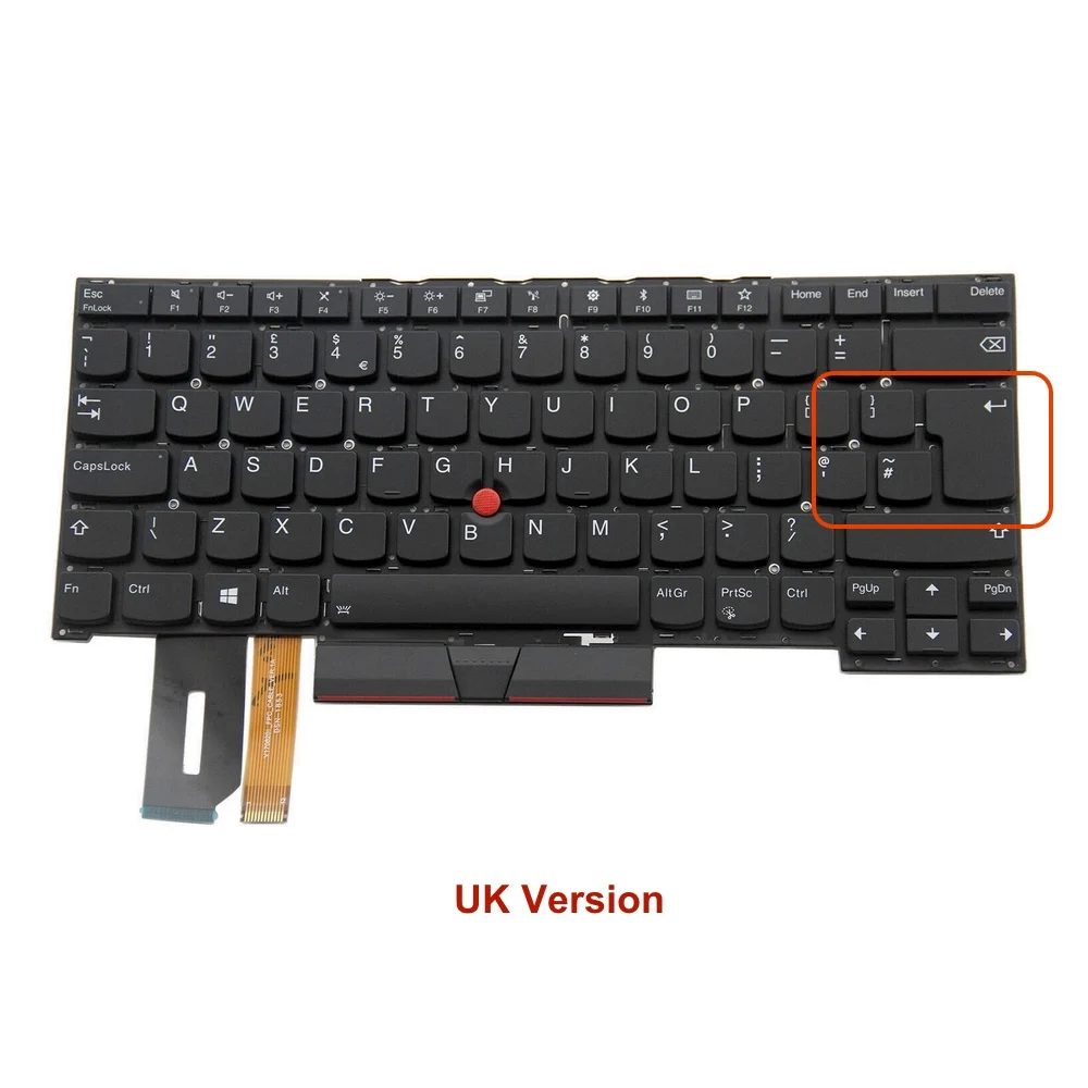 Klawiatura z podświetleniem US UK GB dla Lenovo ThinkPad T14S Gen 1 20 t0 20 t1 angielska podświetlana klawiatura SN20W19595 SN20W19559 nowość