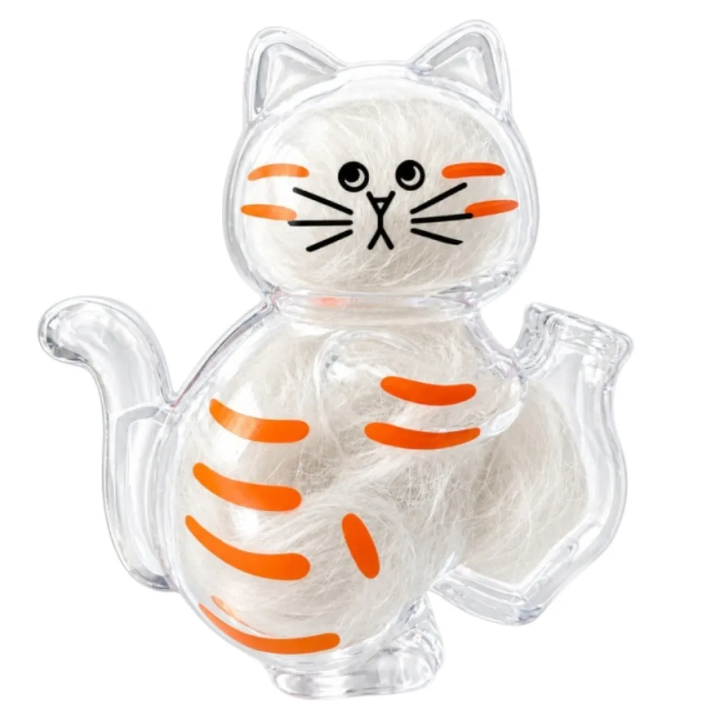 Creative Pet Memorial Fridge Magnet Transparent Cat Dog Shape Pet Hair Keepsake Box Moisture Proof Dustproof