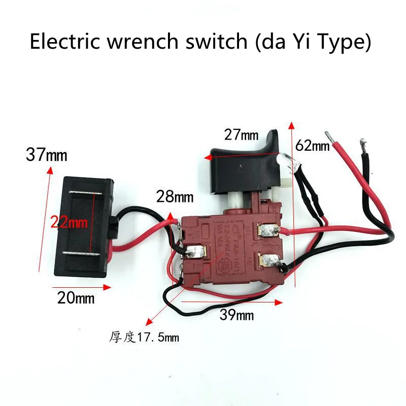 Electric Drill Tool Charge Speed Controller Switch Replacement Reversing Brake Cordless Drill Switch for Hitachi Makita