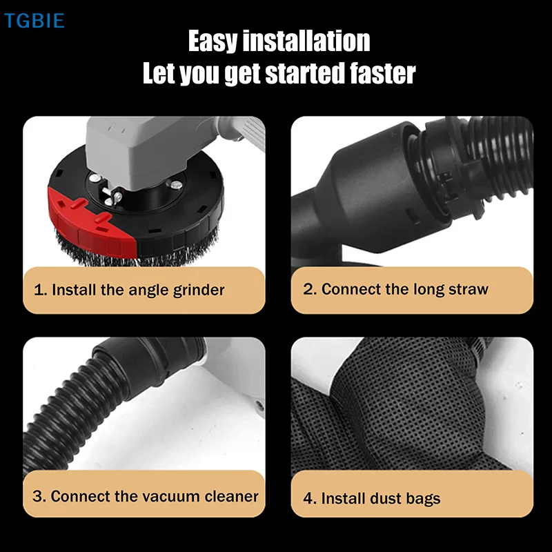 

[TL][TL]New Angle Grinder Dust Cover Angle Grinder Grinding Polishing Dust Shroud Power Tool Accessories