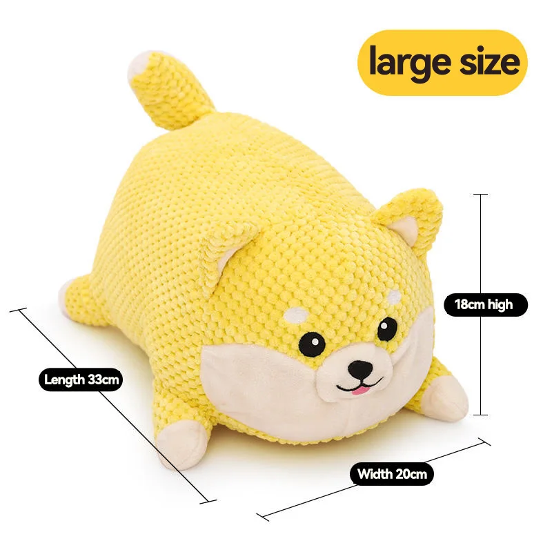 HOOPET Dog Cat Chew Toys Pig Puppy Squeaky Toy Interactive Dog Chew Toys Plush Stuffing Pet Accessories Dog Supplies