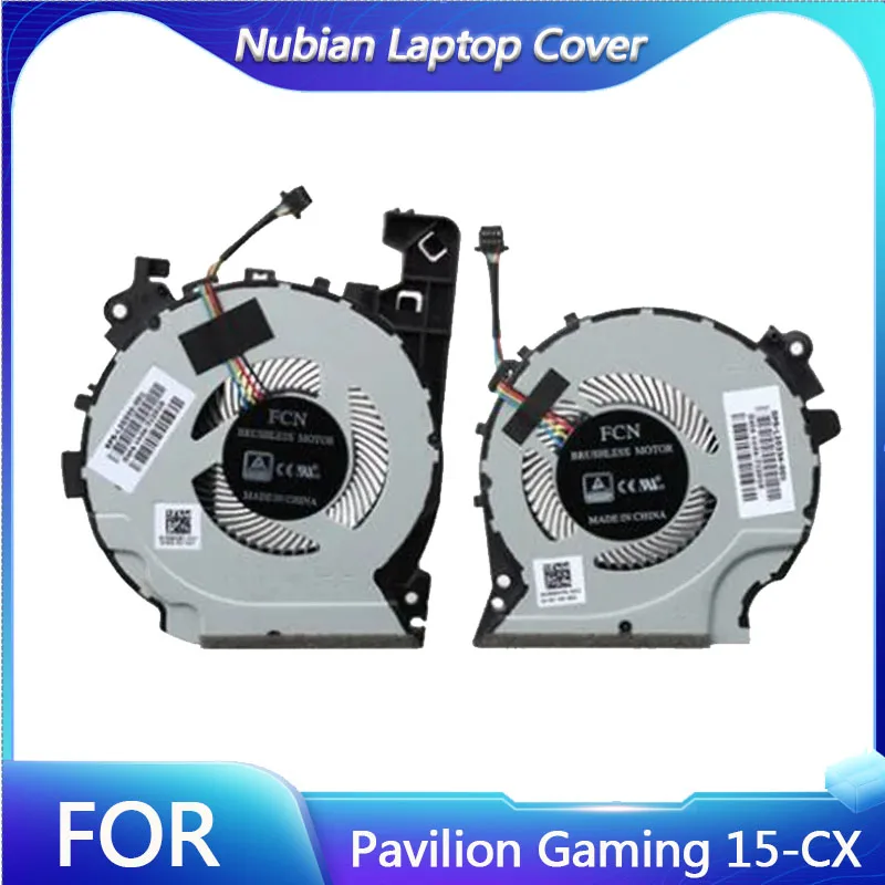 

New FOR HP Pavilion Gaming 15-CX 15-cx0000 15-CX0060TX 15-CN CPU & GPU Cooling Fan
