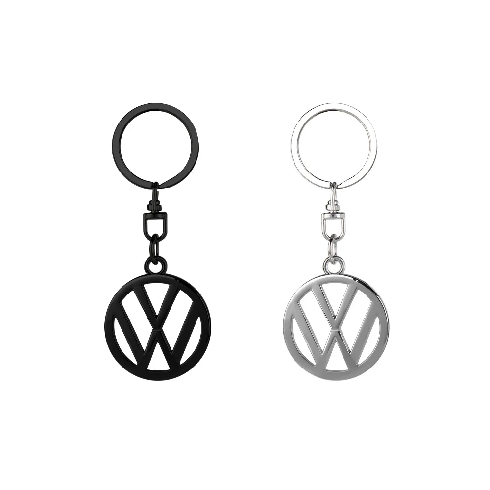 Metal Leather Car Keychain Keyring AutoKey Accessories For Volkswagen VW Golf 6 MK4 TSI TDI Magotan B5 B6 B7 GTD Touareg Passat