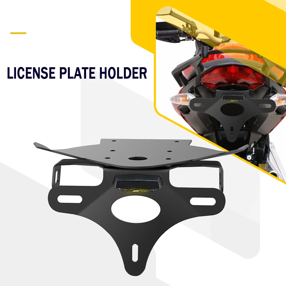 

MULTISTRADA 1200/S License Plate Holder Bracket Rear Tail Tidy Fender Eliminator Kit For Ducati Multistrada 1200 S 2010-2014