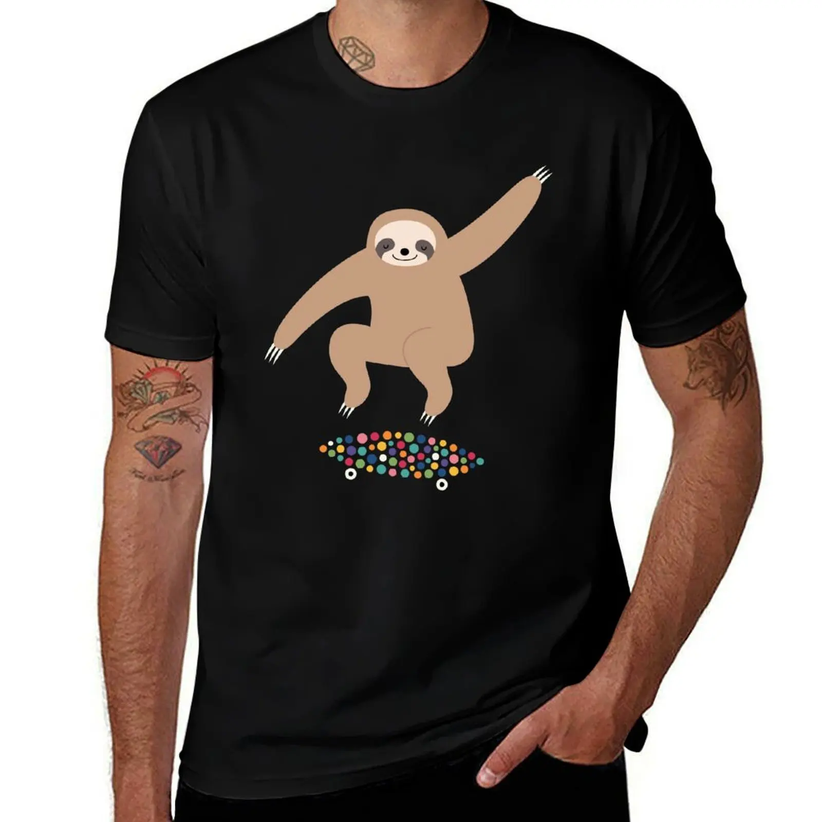 

Sloth Gravity T-Shirt t shirt man luxury anime t shirts oversize T-Shirt