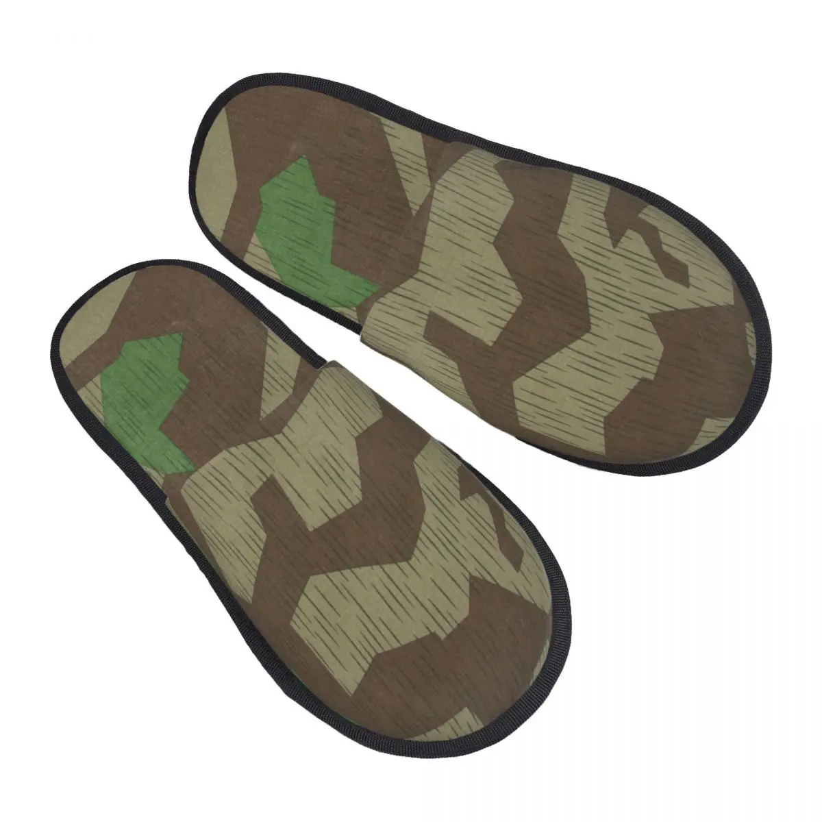 Women Splittertarn Camouflage Splinter House Slippers Cozy Warm Germany Memory Foam Fluffy Slipper Indoor Outdoor Shoes