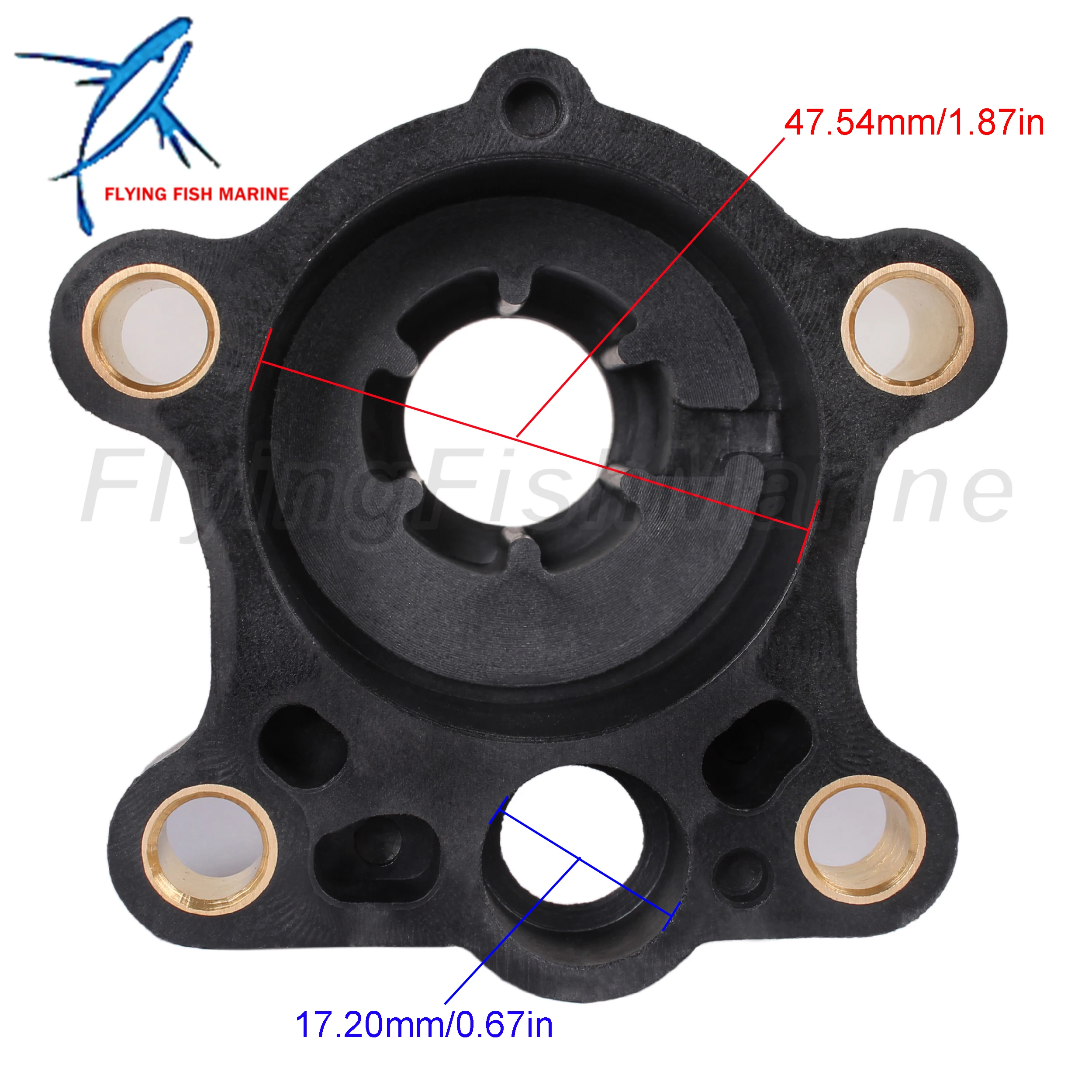 Outboard Engine 663-44311-02 Water Pump Housing for Yamaha 40HP 48HP 50HP 55HP Boat Motor E48 C55