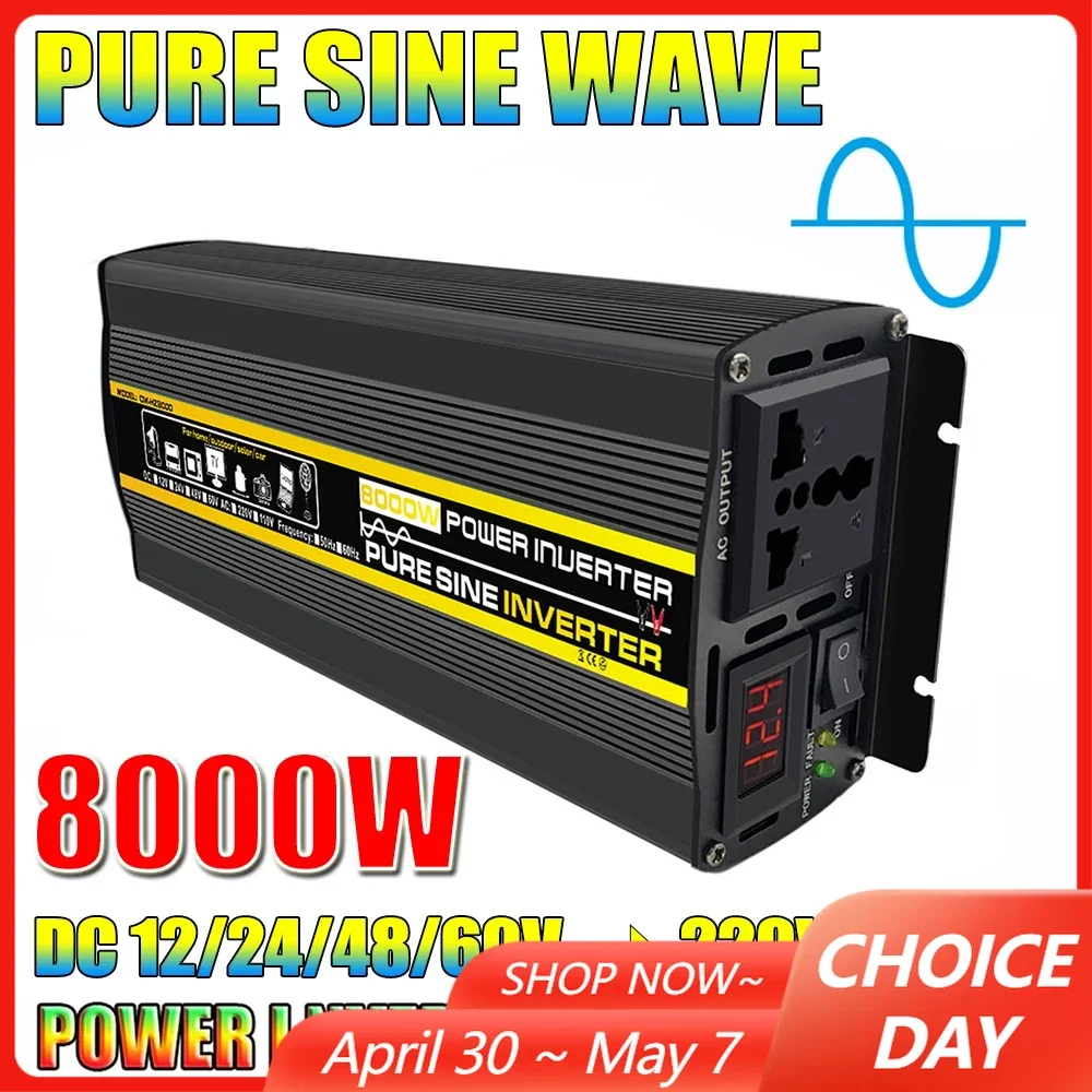 pure-sine-wave-power-inverter-8000-6000-4000-3000w-12-24-48-60v-to-220v-110v-solar-car-inverter-voltage-converter-transformer
