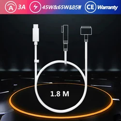 Originale Nylon intrecciato da USB-C a M1 M2 M3 cavo adattatore di alimentazione caricabatterie per Laptop cavo magnetico per Macbook Pro Air 11 13 15 Retina
