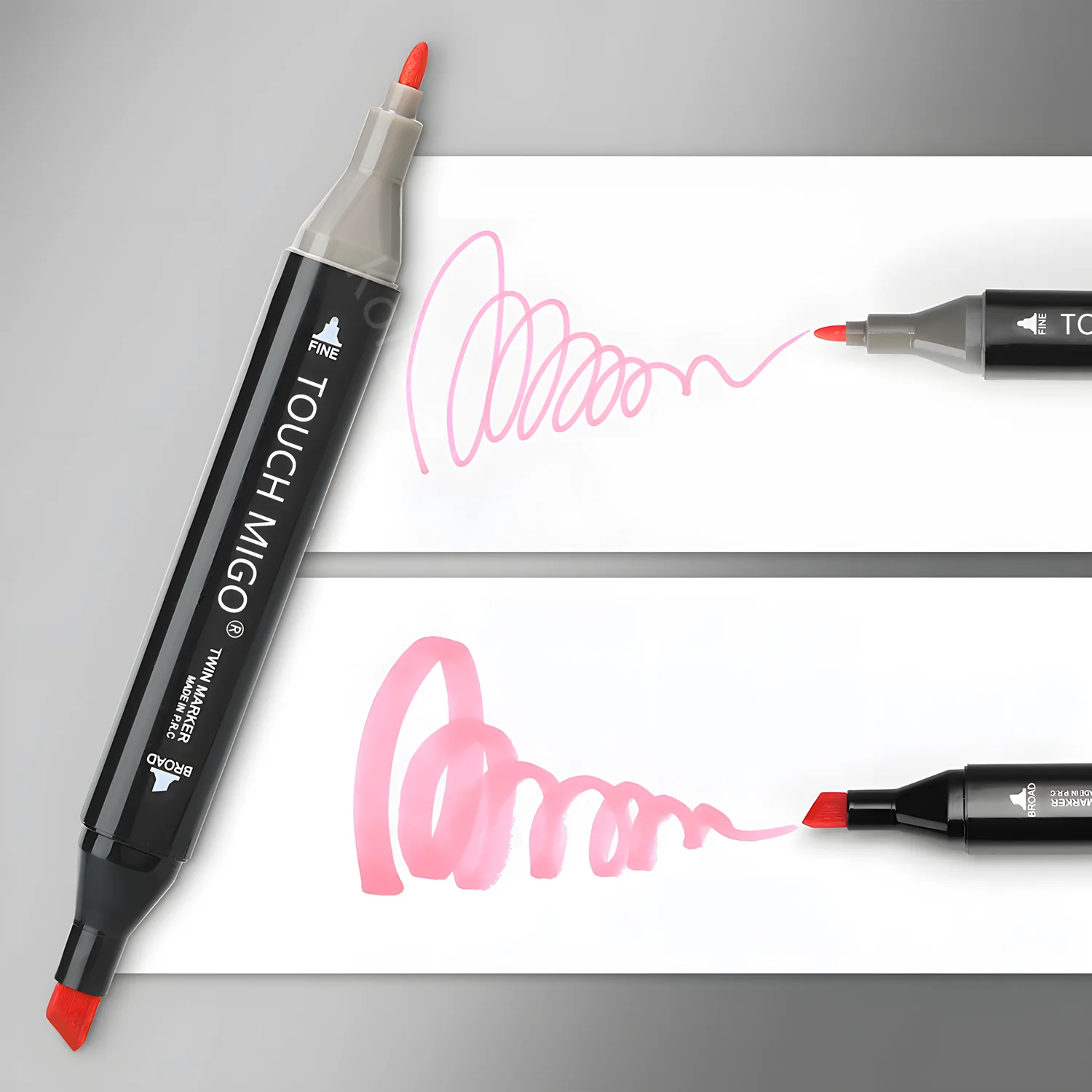 Alcohol Markers Dual Tips Permanent Art Markers Pen for Student & Adult, Sketch Markers for Painting, Coloring, Sketching image 2
