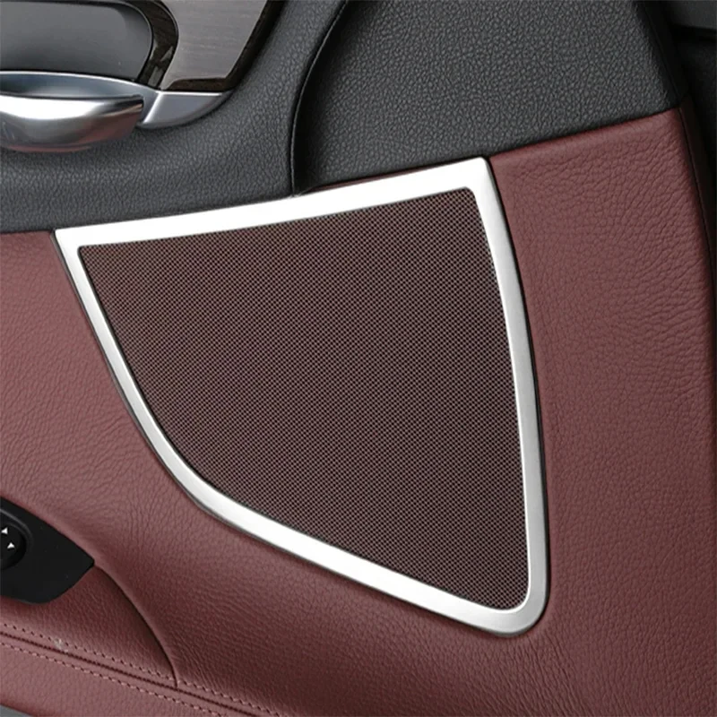 For BMW 7 Series F01 F02 740Li 2009-14 Car Accessories B Pillar Air Conditioning Outlet Frame Gearshift Panel Cover Trim Sticker