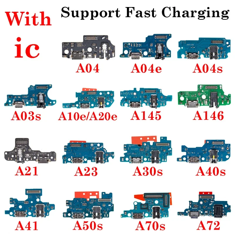 USB charging charger dock connector port flex for Samsung A03 A04 A30 A40 e s a10e A20E A14 A145 A146 a21 a23 A41 A50S a70s A72