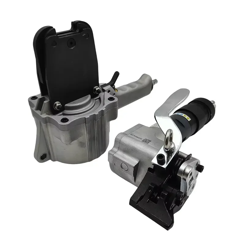 One-touch High-efficiency Steel Strap Container Lashing Securing Detachable Pneumatic Strapping Tool Semi-Automatic Portable