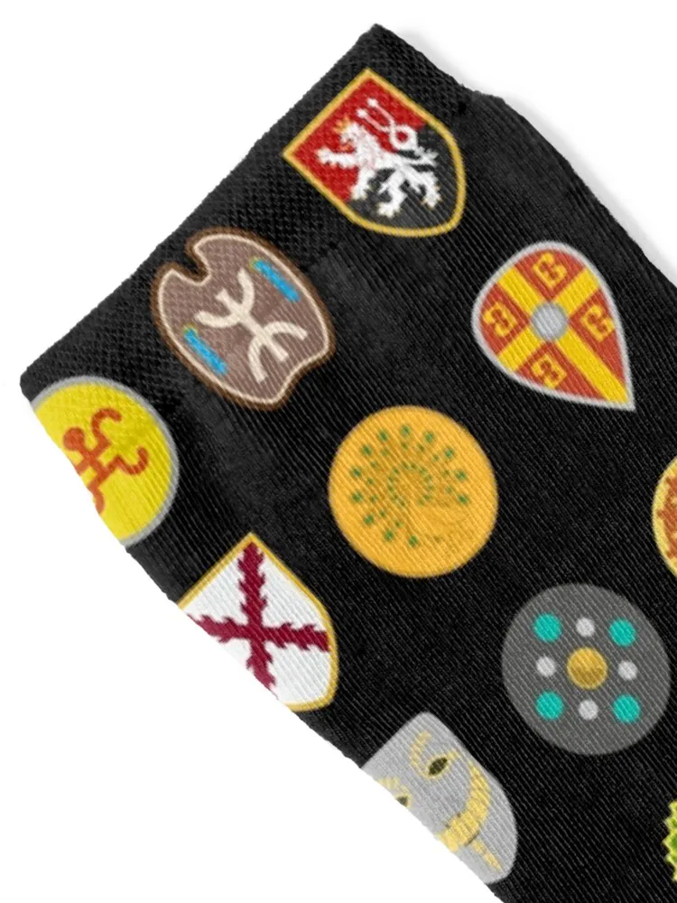 Civilizations emblems (2023) Socks retro ankle hockey Children's Socks For Women Men's