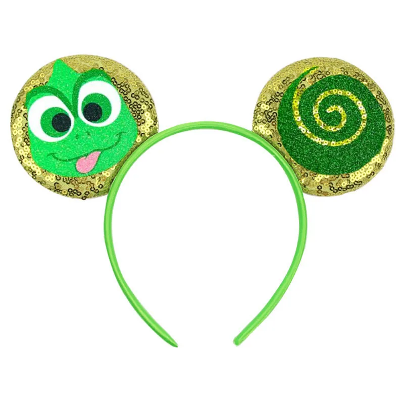 Niedliches 3,3'' Pailletten-Mausohren-Haarband ohne Schleife für Jungen, Frauen, Festival-Party-Kopfschmuck, Mädchen DIY Haaraccessoires – Detail 9