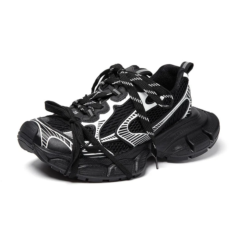 2025 جديد أبي أحذية أحذية رجالية ونسائية سميكة سوليد الارتفاع رفع أحذية رياضية خمر عادية #5