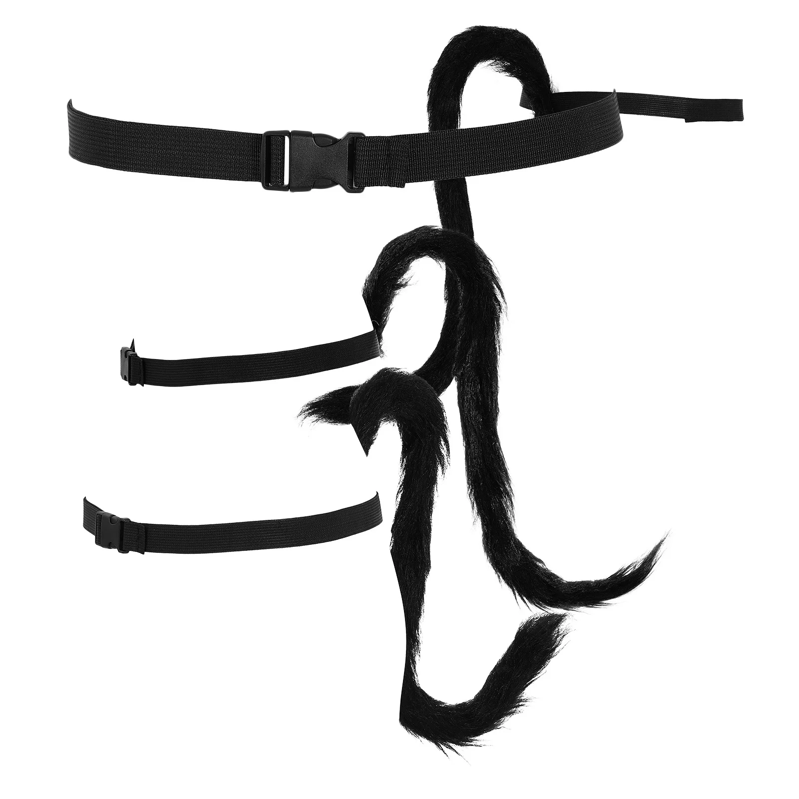 

HONMEET Cat Tail Prop Halloween Costume Bendable Cosplay Accessory Comfortable Animal Decor for Adults Festivals Gatherings