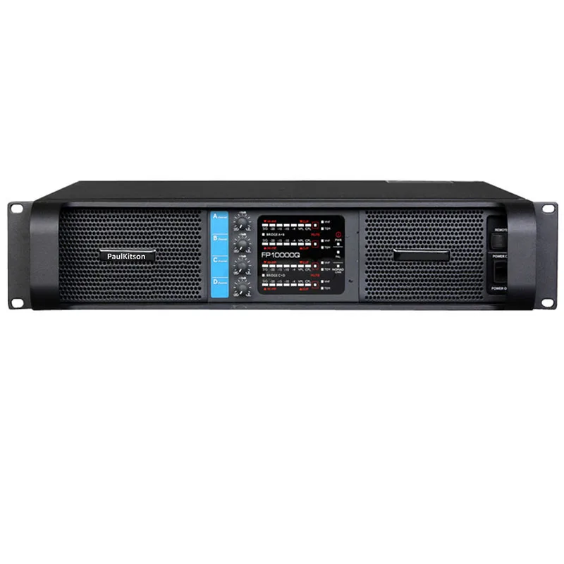 FP10000Q 4 قناة الصوت مكبر كهربائي خط صفيف نظام الصوت الصوت المهنية ديسكو Dj 4x1350 واط مختبر مكبر كهربائي