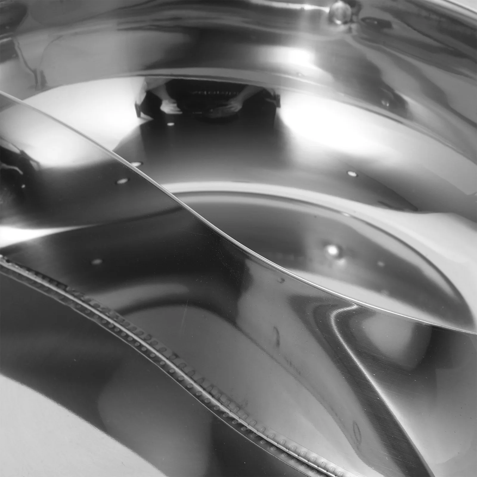 

Stainless Steel Hot Pan With Divider Large Capacity Two-Flavor Hotpot Kitchen Cooking Restaurant Soup Divided Hot Pot